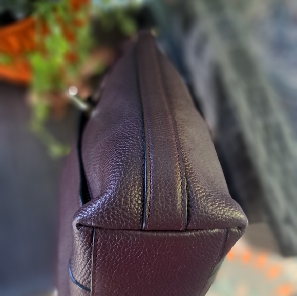 🎁 NEW COACH Scout Hobo Burgundy Oxblood Satchel/Shoulder/Crossbody Bag - Picture 11 of 16